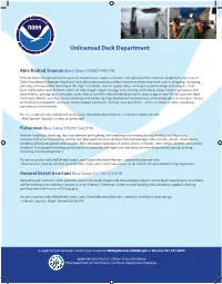 Unlicensed Deck Department RT O MENT of C