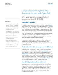 BDES-222 IBM Reference Architecture Openshift 200206