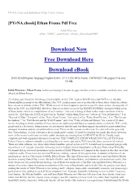 Ethan Frome Online