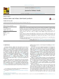 Iranian Dates and Ethnic Date-Based Products