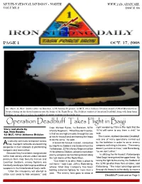 Operation Deadbluff Takes Flight in Bayji Capt
