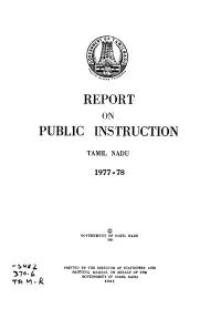 Report Public Instruction