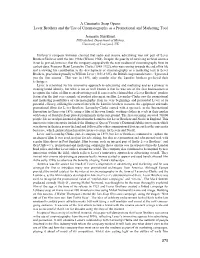 378 a Cinematic Soap Opera: Lever Brothers and the Use Of