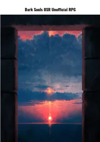 Dark Souls OSR Unofficial RPG
