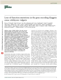 Loss-Of-Function Mutations in the Gene Encoding Filaggrin Cause Ichthyosis