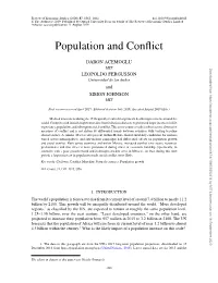 Population and Conflict 1567