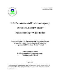 EPA Nanotechnology White Paper EXTERNAL REVIEW DRAFT 12-2-…