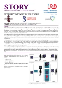 Pathogens Interactions: a Criminal Conspiracy UNDERSTANDING INTERACTIONS BETWEEN PATHOGENS to FORECAST THEIR IMPACT on PUBLIC HEALTH STRATEGIES