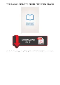 Read Book the Rough Guide to Crete Pdf Free Download