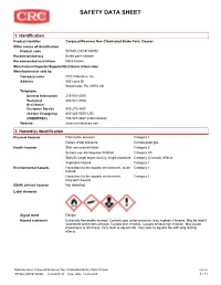 Safety Data Sheet