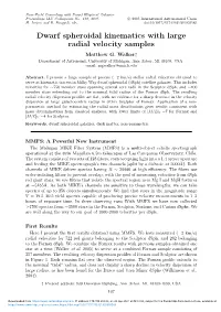 Dwarf Spheroidal Kinematics with Large Radial Velocity Samples Matthew G