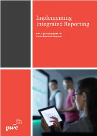 Implementing Integrated Reporting