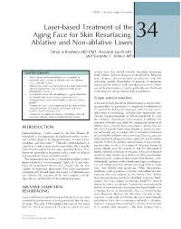 Laser-Based Treatment of the Aging Face for Skin Resurfacing: Ablative