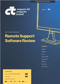 C't Magazin | Remote Control Software Test