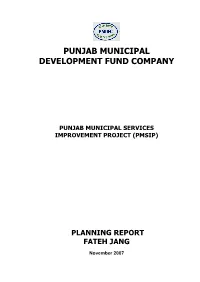 Planning Report Fateh Jang