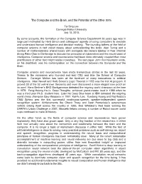 The Computer and the Brain, and the Potential of the Other 95%