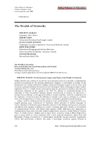 The Wealth of Networks