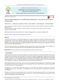 Unfavorable Progression of a Subchorionic Hematoma: a Case Report and Review of the Literature
