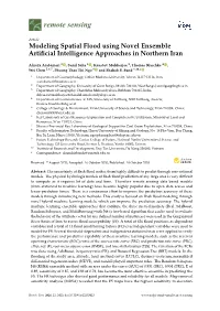 Modeling Spatial Flood Using Novel Ensemble Artificial Intelligence