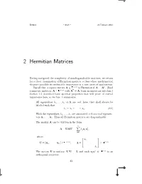 2·Hermitian Matrices