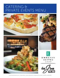 Catering & Private Events Menu