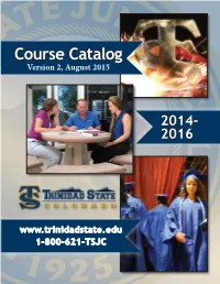 Course Catalog Version 2, August 2015