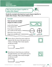 How Can You Put Shapes Together to Make Other Shapes?