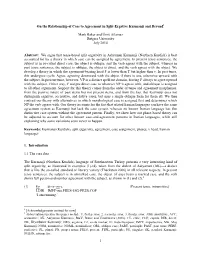On the Relationship of Case and Agreement in Split Ergative