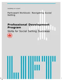 Professional Development Program Skills for Social Selling Success