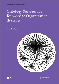2. Theoretical Foundation 19 2.1 Modeling Knowledge Organization Systems