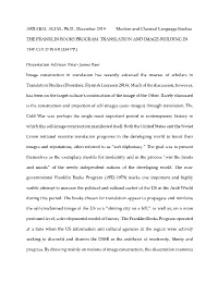 ARRABAI, ALI M., Ph.D., December 2019 Modern and Classical Language Studies