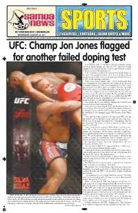Champ Jon Jones Flagged for Another Failed Doping Test