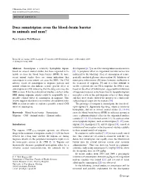 Does Sumatriptan Cross the Blood–Brain Barrier in Animals and Man?