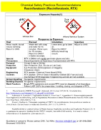 Resiniferatoxin CSPR GHS Format 2014