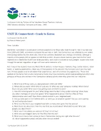 UNIT IX Connecticut—Crash to Korea