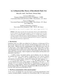 An Arithmetical-Like Theory of Hereditarily Finite Sets