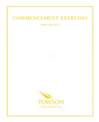Commencement Exercises