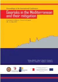 Geo-Risks in the Mediterranean and Their Mitigation