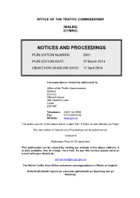 Notices and Proceedings