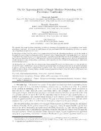 On the Approximability of Single Machine Scheduling with Precedence Constraints