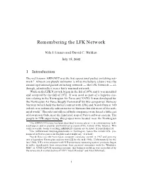 Remembering the LFK Network