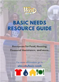 WLAC Basic Needs Resource Guide