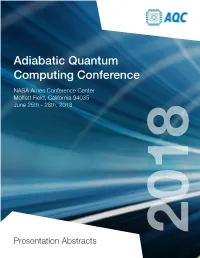 2018 AQC Conference Presentation Abstracts Final