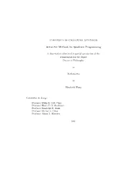 Active-Set Methods for Quadratic Programming