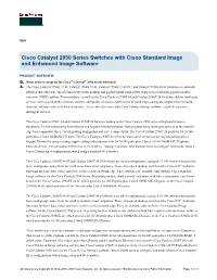 Cisco Catalyst 2950 Series Switches with Cisco Standard Image and Enhanced Image Software