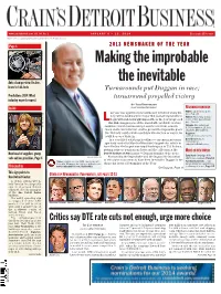 Making the Improbable the Inevitable