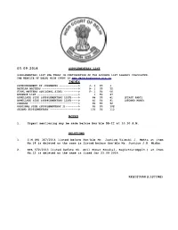Notes Registrar(Listing)