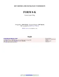 EVERGREEN MEDIA CORP (Form: 8-K, Filing Date: 07/02/1997)
