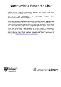 Privacy, Openness and Archives in the Public Domain