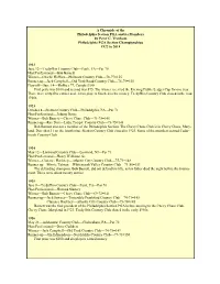 A Chronicle of the Philadelphia Section PGA and Its Members by Peter C